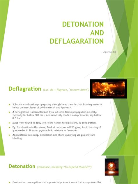 Detonation & Deflagration Difference (Basic) | Chemical Engineering ...