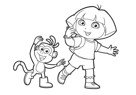 8 Terrific Dora Coloriage Stock | Coloriage dora, Coloriage, Dora l ...