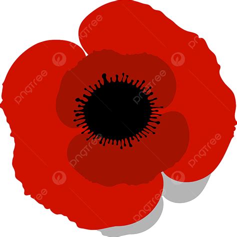 Red Poppy Vector Design Images, Red Poppy Vector Painting Illustration ...