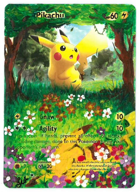 Pikachu Extended Art Pokemon Trading Card - Etsy