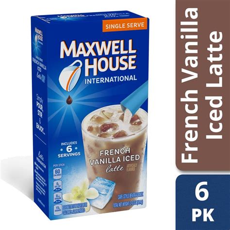 Maxwell House International French Vanilla Iced Latte Cafe-Style ...