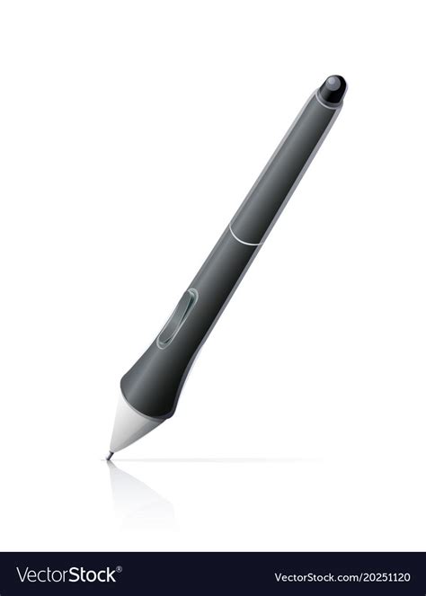 Digital pen for graphic tablet Royalty Free Vector Image