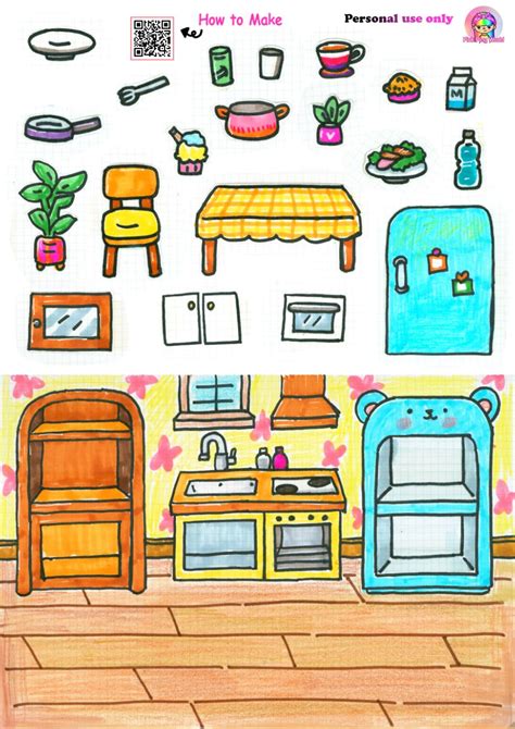 Paper Doll House, Mini Doll House, Paper Houses, Paper Doll Template ...