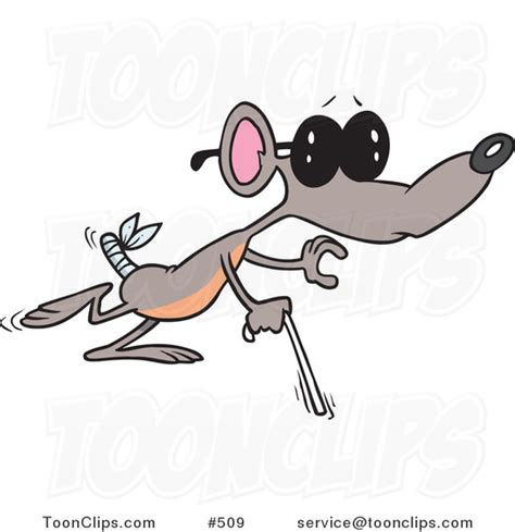 Cartoon Blind Mouse #509 by Ron Leishman