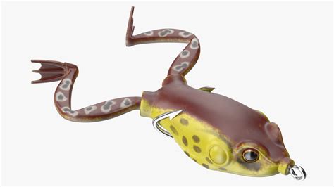 Frog Topwater Lure 3D Model $29 - .3ds .blend .c4d .fbx .max .ma .lxo ...