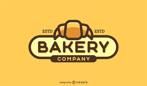 Croissant Color Stroke Bakery Logo Vector Download