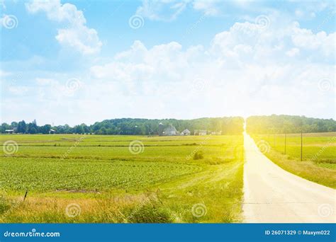 American Road stock image. Image of straight, road, fall - 26071329