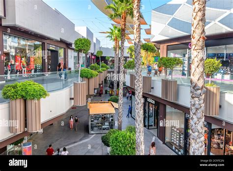 Huelva, Spain - July 27, 2020: Holea Shopping center. Holea is a major ...