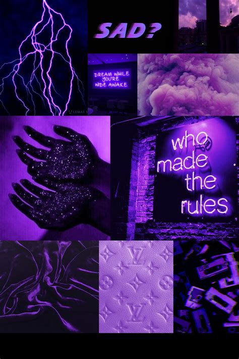 Dark Purple Aesthetic Background