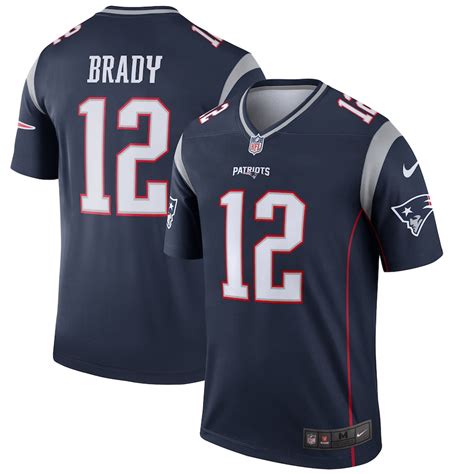 Men's New England Patriots Tom Brady Nike Navy Legend Jersey