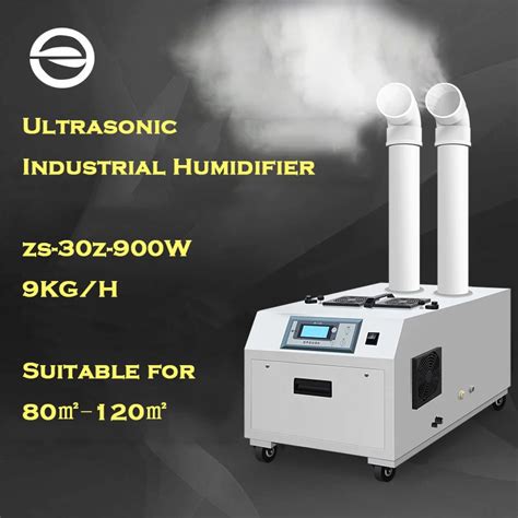 Ultrasonic Industrial Humidifier 9KG/H Double Spray Mouth ZS 30Z ...