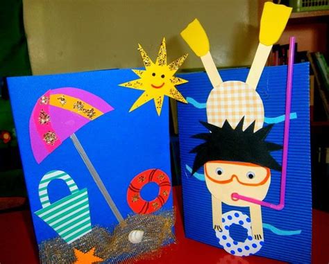 Summer Season Paper Easy Crafts For Kids