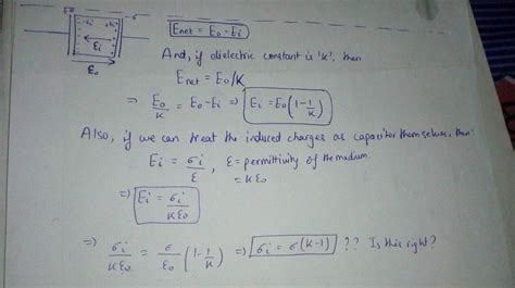 electrostatics - How is dielectric constant both $E_{net}/E_o$ and $ε/ε ...