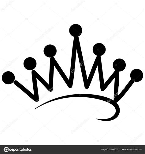 Princess Crown Vector Drawing Design Stock Vector by ©vectorspoint ...