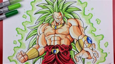 Broly Drawing Reference This piece is huge i drew this in dedication to ...