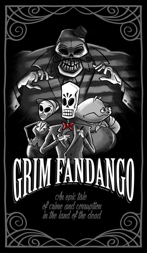 Grim Fandango by Denis Klook | Fandango, Adventure games, Lucas arts