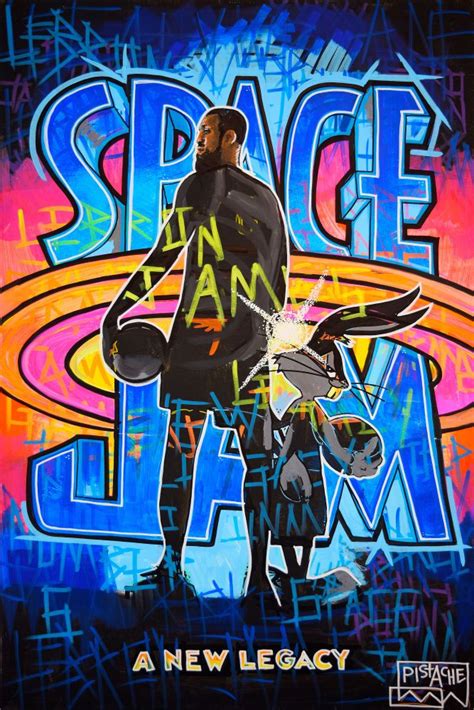 Space Jam: A New Legacy by Pistache Artists | Pop art canvas, Looney ...