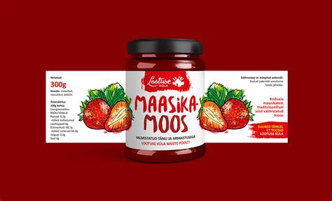 Jam jar label design on Behance