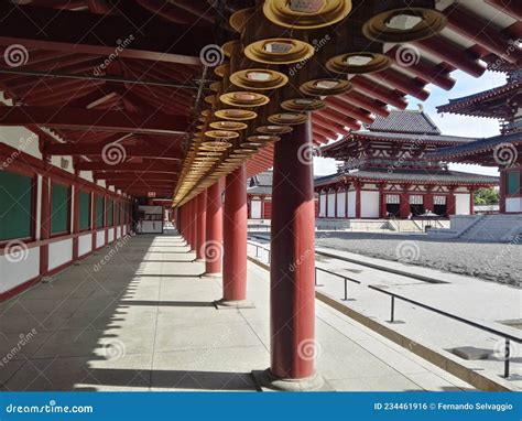 Shitennoji Temple. Osaka. Japan Stock Photo - Image of wood ...