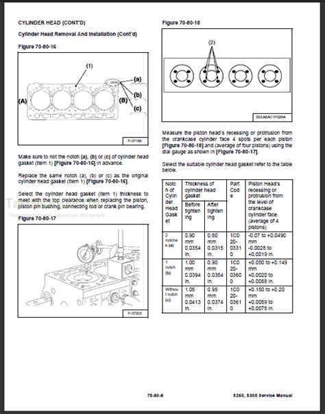 Bobcat S250 S300 Service Repair Manual Skid Steer Loader 530911001 ...