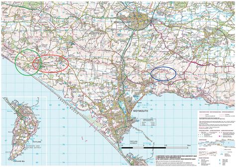 Weymouth Map of Surrounding Area | The Little Map Company