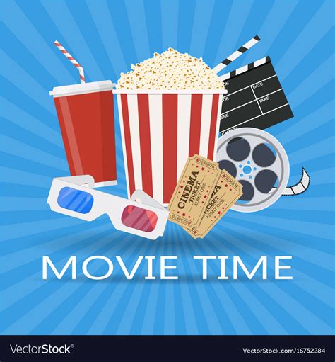 Movie poster template Royalty Free Vector Image