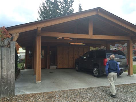 Carport with Storage