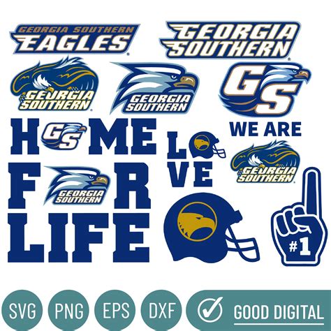 Georgia Southern Eagles Svg, NCAA Svg, Logo Svg, Png, Footba - Inspire ...