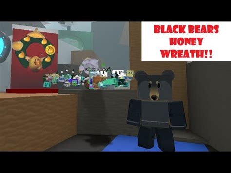 Completing Black Bears Honey Wreath Quest In Roblox Bee Swarm Simulator ...