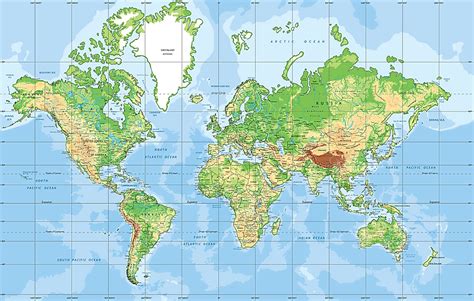 World Map Mercator Projection Worldatlas | Images and Photos finder