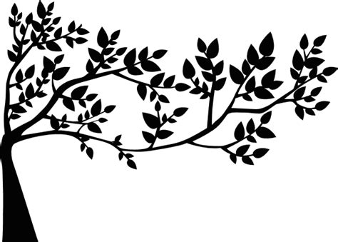 tree branch silhouette, clipart image - free svg file for members - SVG ...