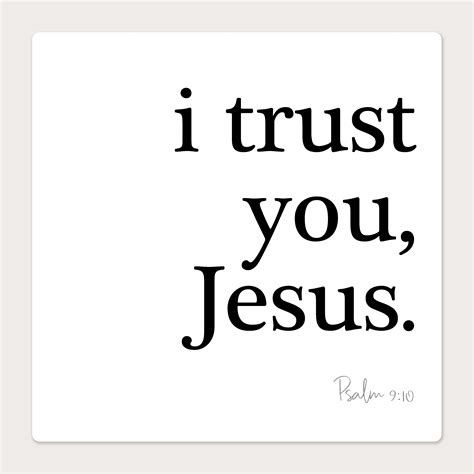 everBe Designs - Metal Print - i trust you, Jesus.