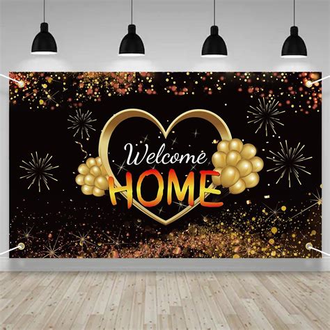 Welcome Home Banner Sign Decorations - Large Black & Philippines | Ubuy