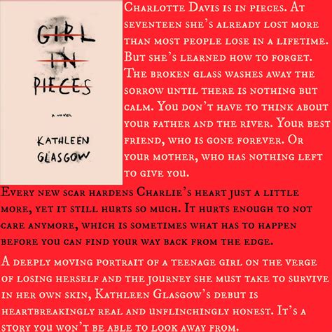 Hello Jenny Reviews: REVIEW: Girl in Pieces by Kathleen Glasgow