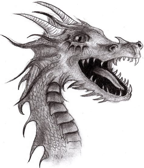 drawing dragons easy