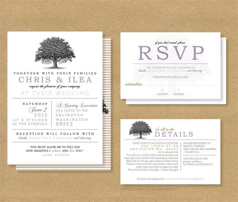 Wedding Invitation Template Rsvp - Cards Design Templates