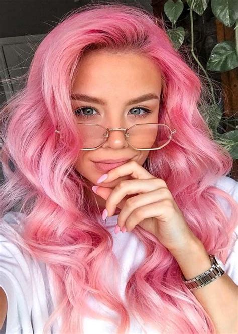 Cute Pastel Pink Hair Colors for Long Waves Hair in 2019 | Mode Ideas ...