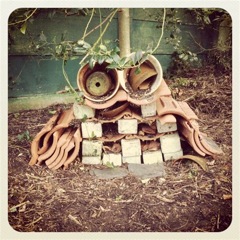 insect hotel in our garden diy | Insect hotel, Children's garden, Bug hotel