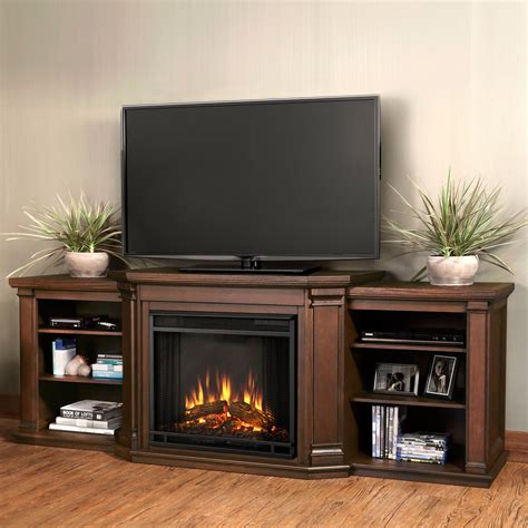 Real Flame Valmont TV Stand with Electric Fireplace & Reviews | Wayfair