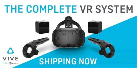 HTC Is Now Shipping Out Vive VR Headsets To Buyers