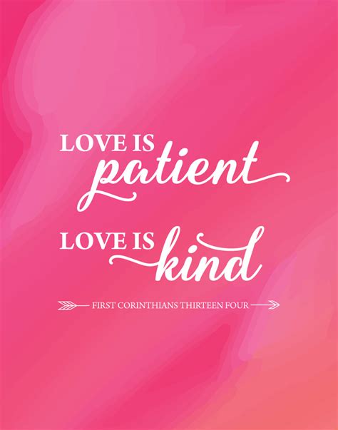 Love is patient, Love is kind – 1 Corinthians 13:4 – Seeds of Faith