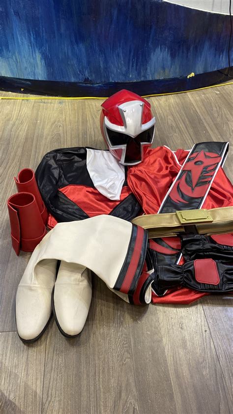 AkaNinger-Ninja Steel Red Cosplay Costume – Transform Studio