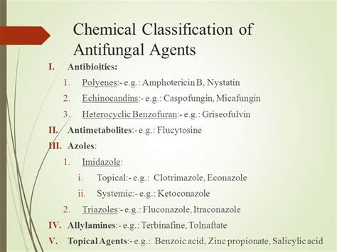 Antifungal Agents “Antifungal agents are the drugs used against fungal ...