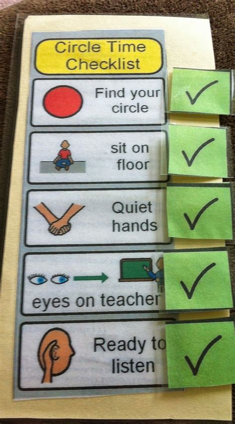 Circle Time Checklist | Circle time activities, Preschool circle time ...