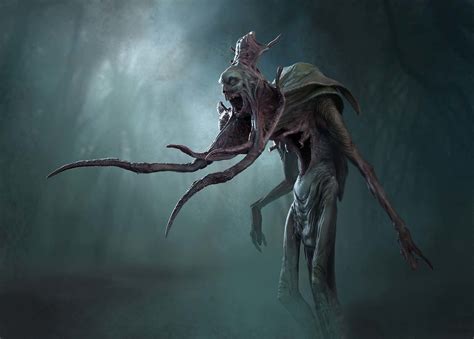 Horror creature concept by Ang Chen | Dark artwork, Creatures, Beast ...