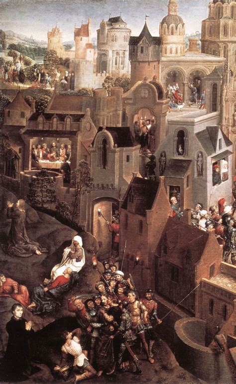 Scenes from the Passion of Christ (left side) - Hans Memling - WikiArt ...