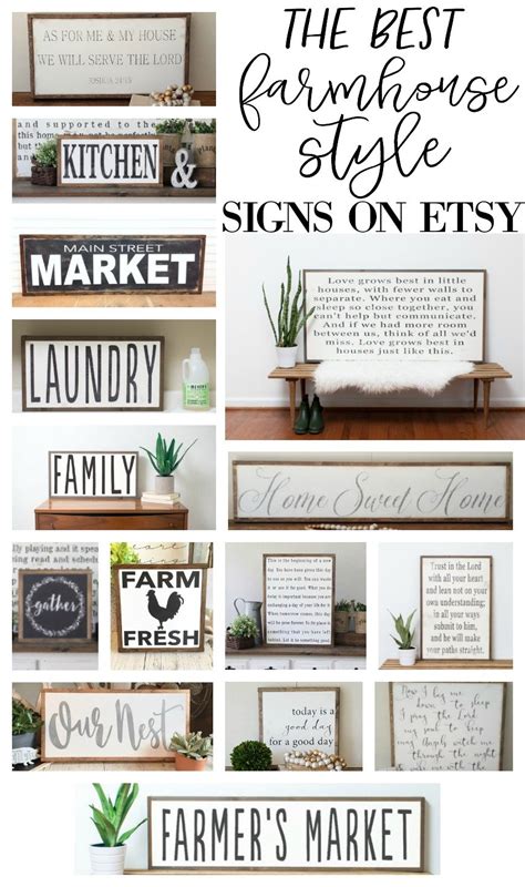 The Best Farmhouse Style Signs on Etsy