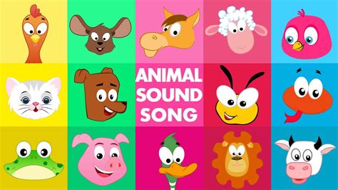 Animal sound song | Nursery Rhyme Videos For Toddlers | Cartoon Songs ...