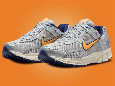 Pure Platinum: Nike Zoom Vomero 5 “Pure Platinum Laser Orange” shoes ...