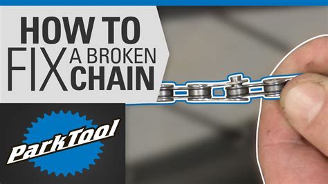 How to Fix a Broken Bicycle Chain On-The-Go - YouTube